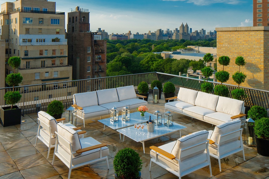 The Penthouse Suite Terrace At The Mark Hotel