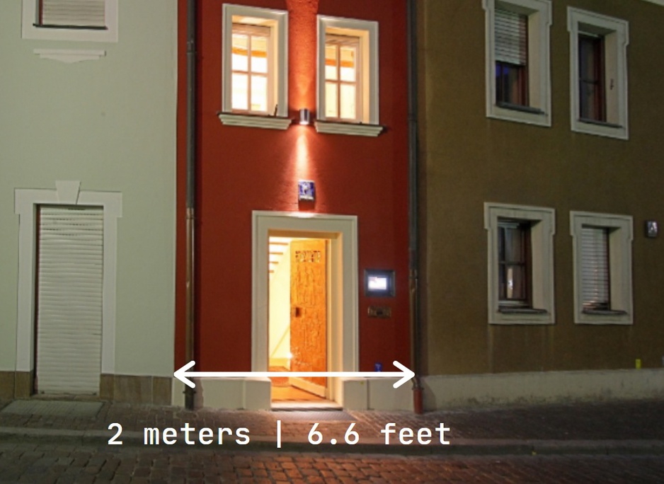 Measuring the smallest hotel in the world