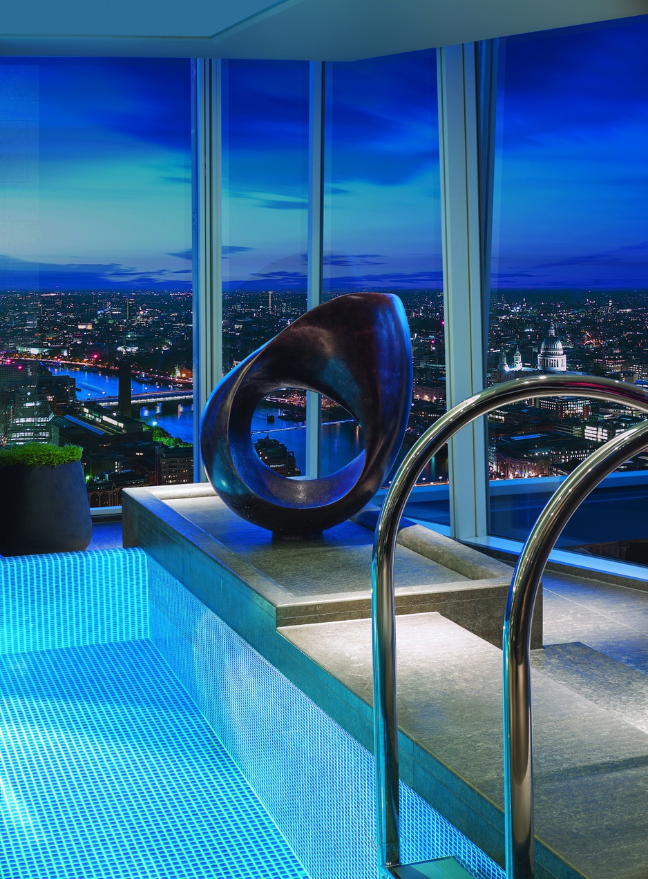 Shard tower swimming pool