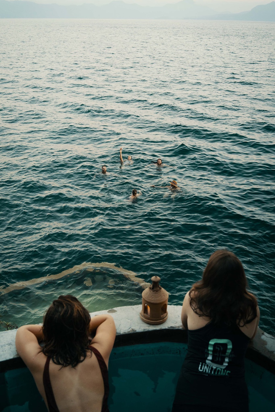 View From The Hot Tub On Lake Atatlan