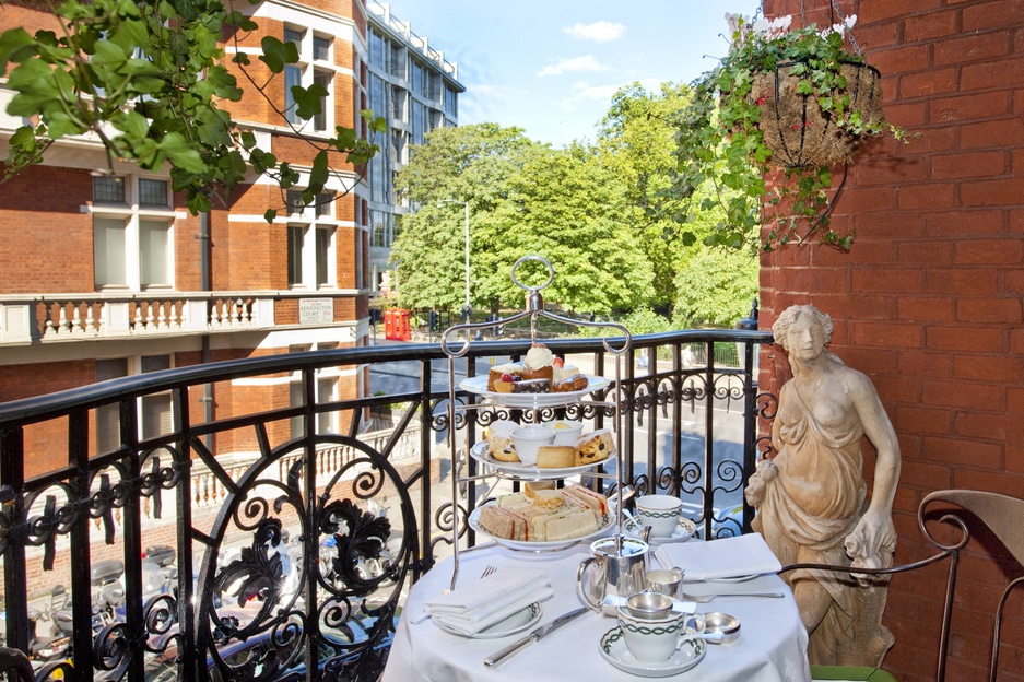 The Milestone Hotel balcony