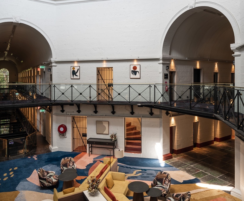 The Interlude Hotel at Pentridge Prison Interior