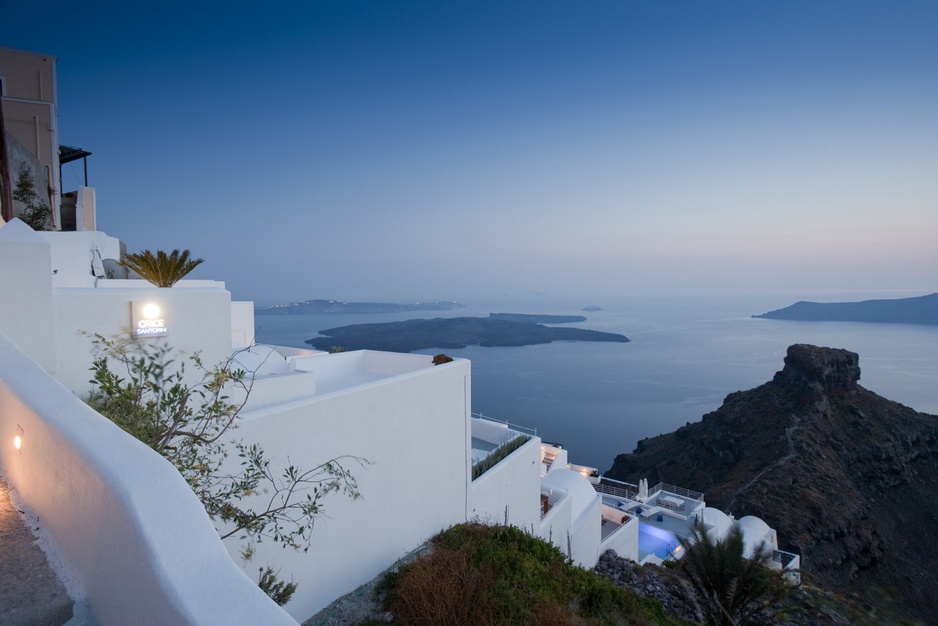 Grace Santorini white facade