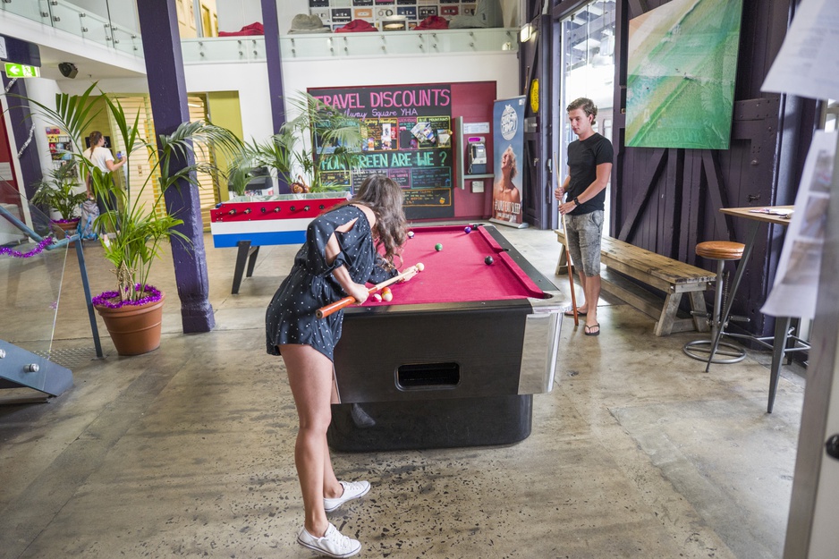 Railway Square YHA Pool Game And Table Football