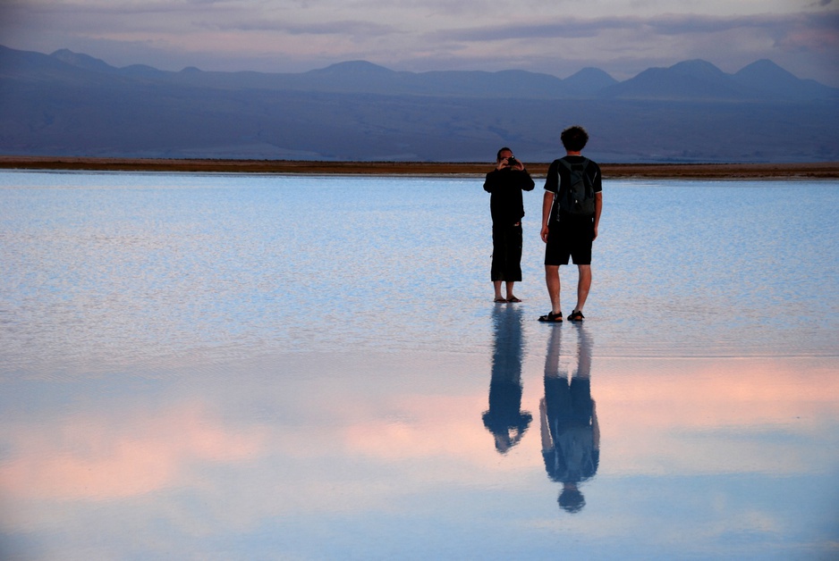 Walking on lake