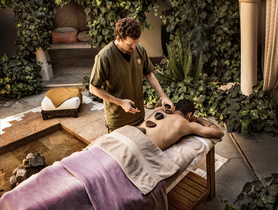 Cavas Wine Lodge Massage In The Spa Treatment Room