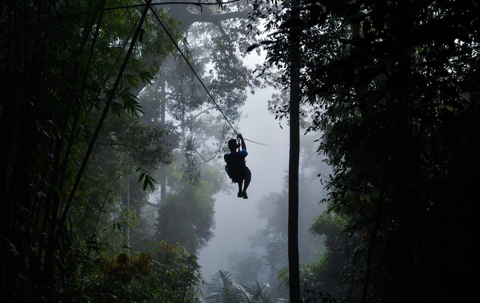 Ziplining