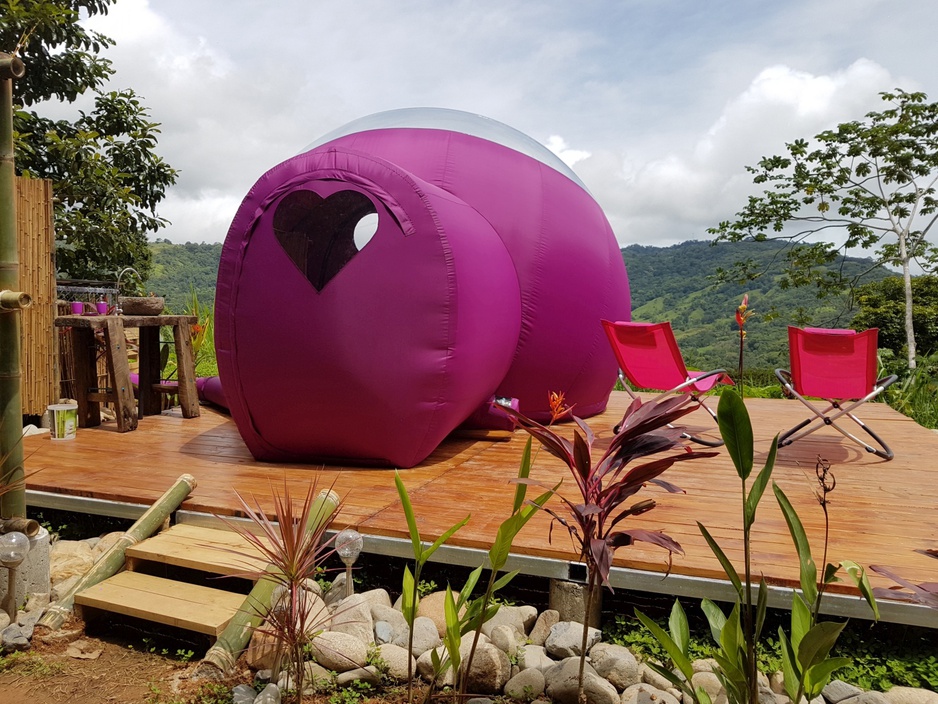 Love Sphere tent in Costa Rica