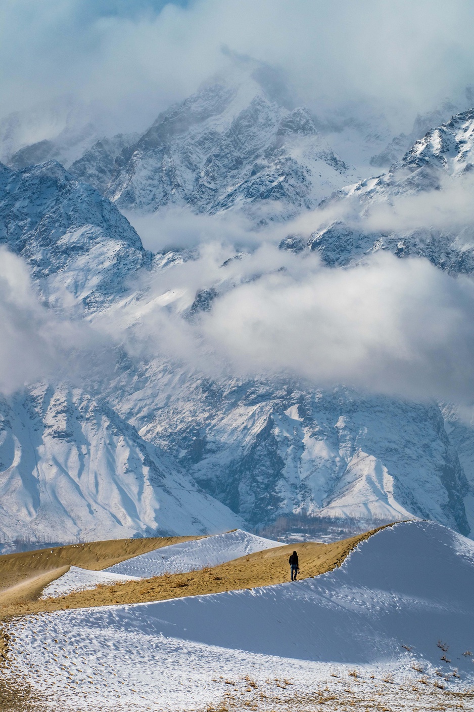 Cold Desert During Winter