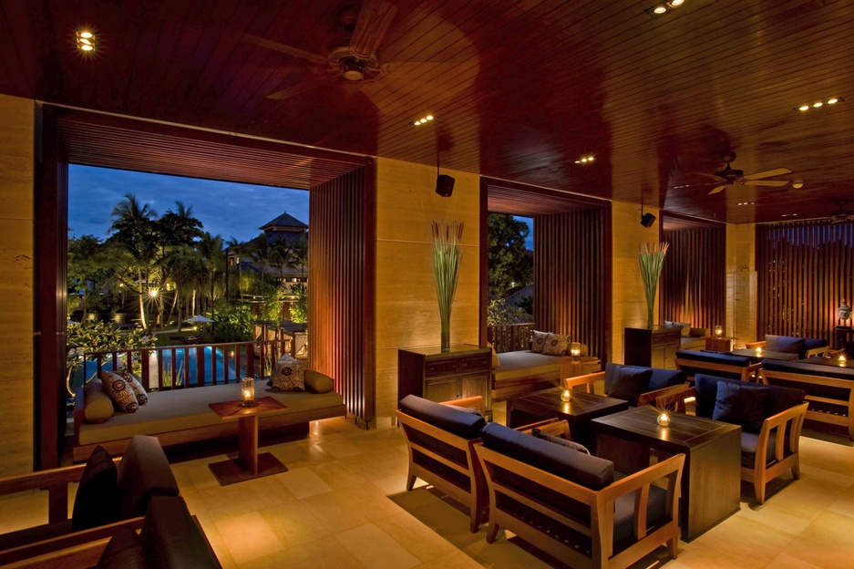 Conrad Bali suites lounge