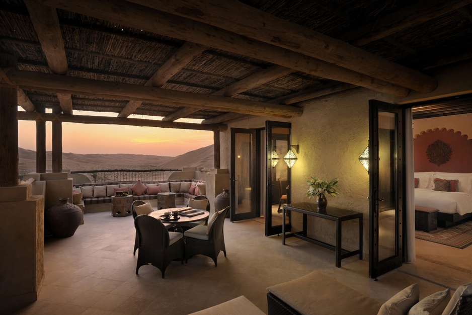 Qasr Al Sarab Desert Resort deluxe terrace room