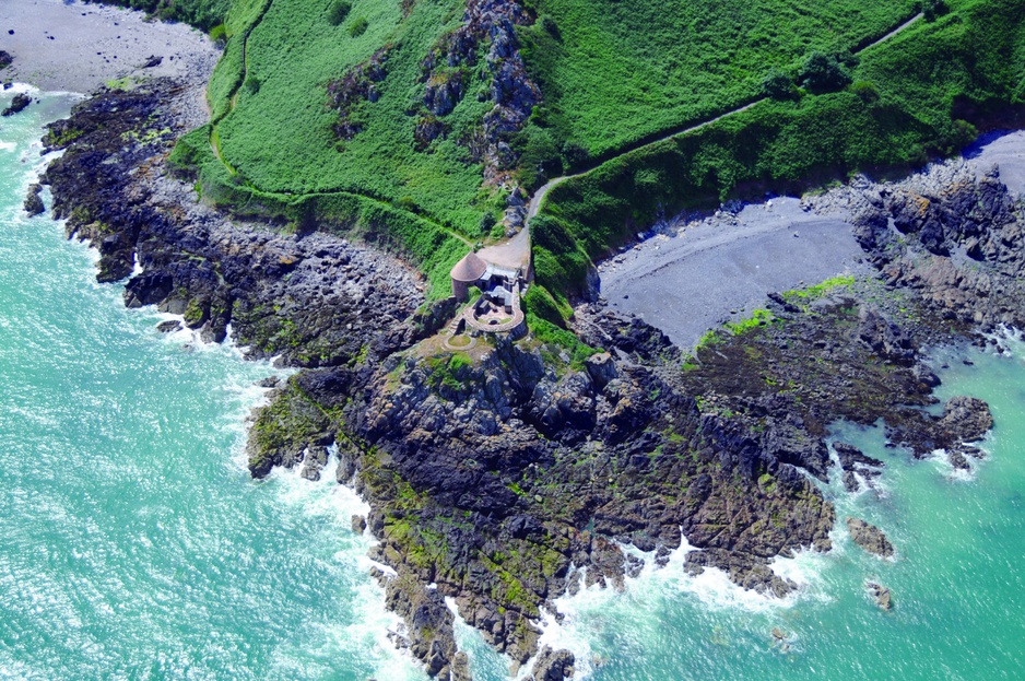 Aerial photo of La Crete Fort