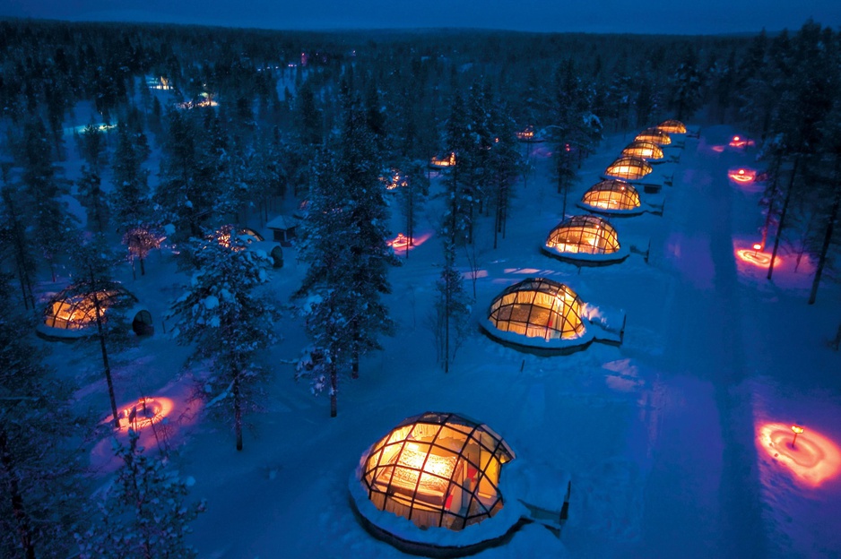 Igloo Hotel Kakslauttanen – Winter Village With Glass Igloos And Real Snow Igloos