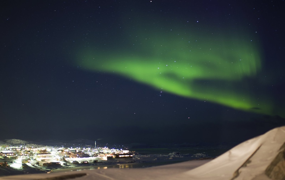 Northern lights in Ilulissat