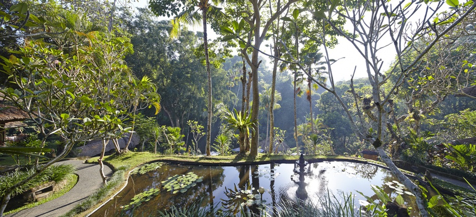 Hotel Tjampuhan fish pond