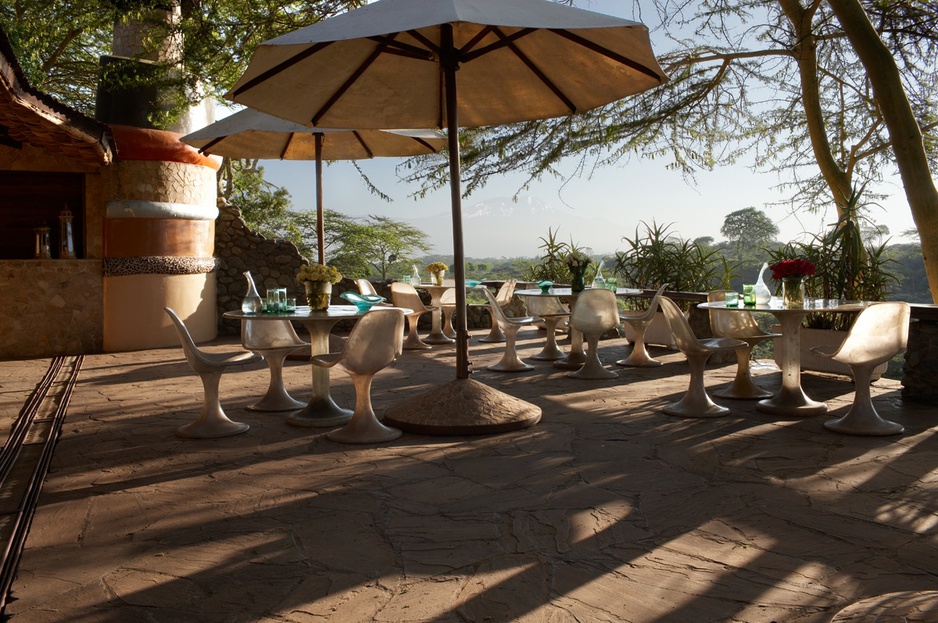 Hatari Lodge terrace