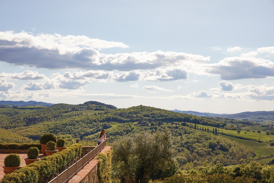 Tuscany Panorama from the Terrace