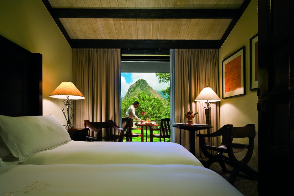 Machu Picchu Sanctuary Lodge room with mountain view