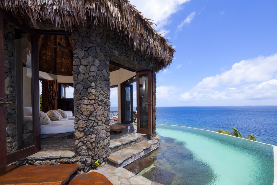 Laucala Island Resort Peninsula Villa pool