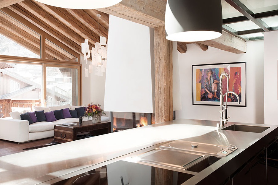 Skylight loft kitchen