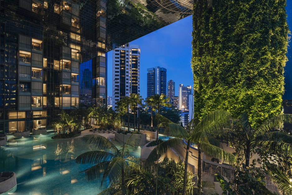 Pan Pacific Orchard - Pool During Dusk