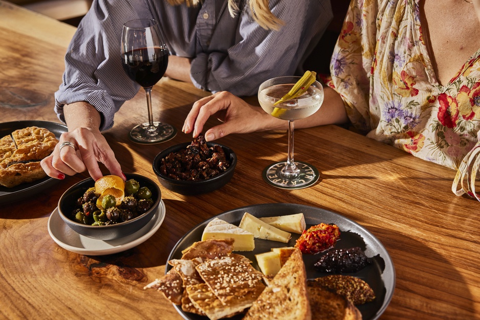 The Carpenter Hotel Happy Hour Spread