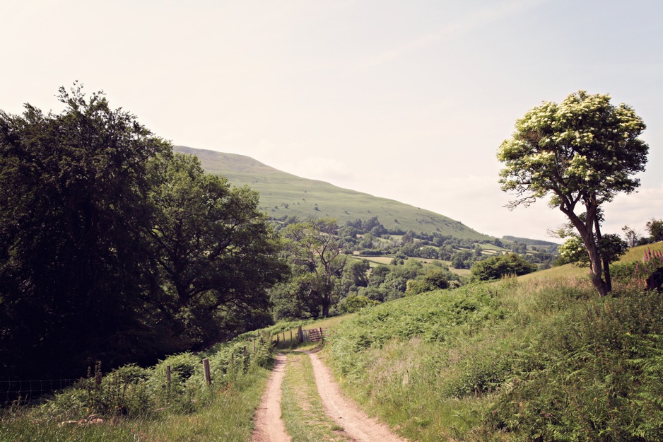 Welsh countryside road