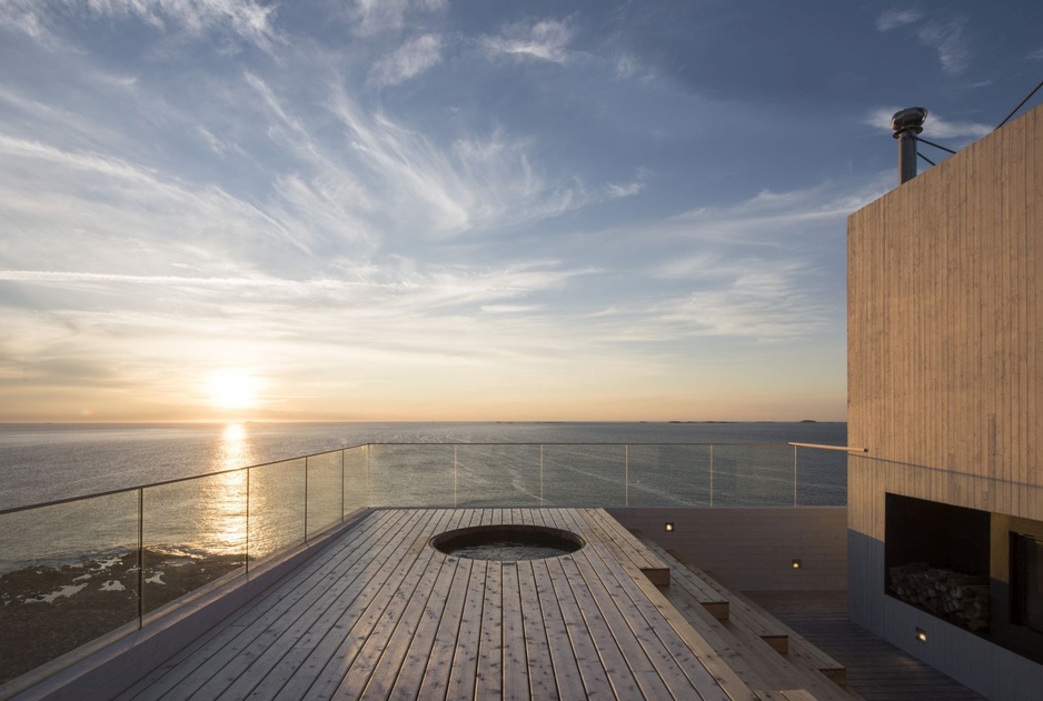 Fogo Island Inn Terrace With Jacuzzi