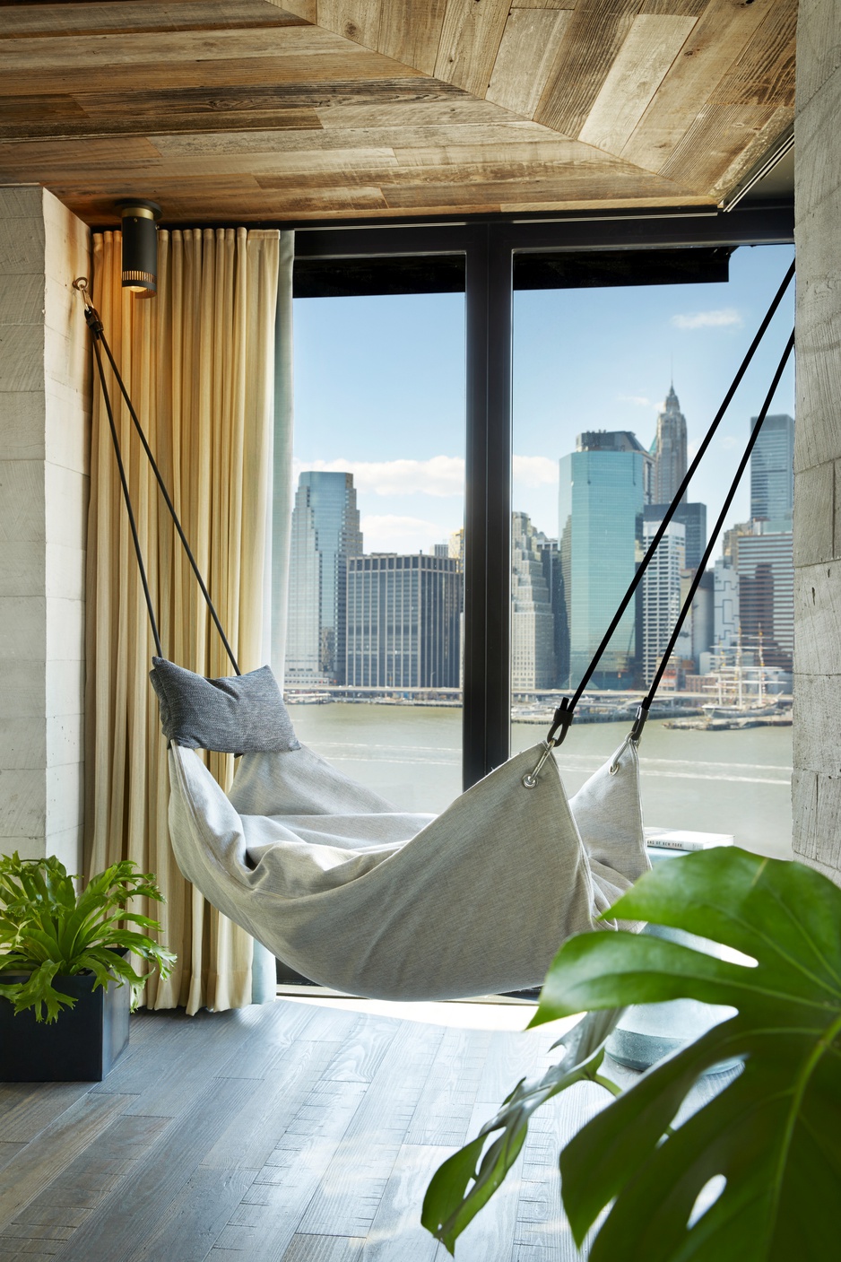 1 Hotel Brooklyn Bridge Hammock with Manhattan