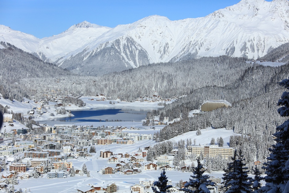 AlpenGold Hotel Davos Winter Panorama