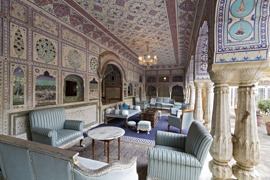 Samode Palace chill area