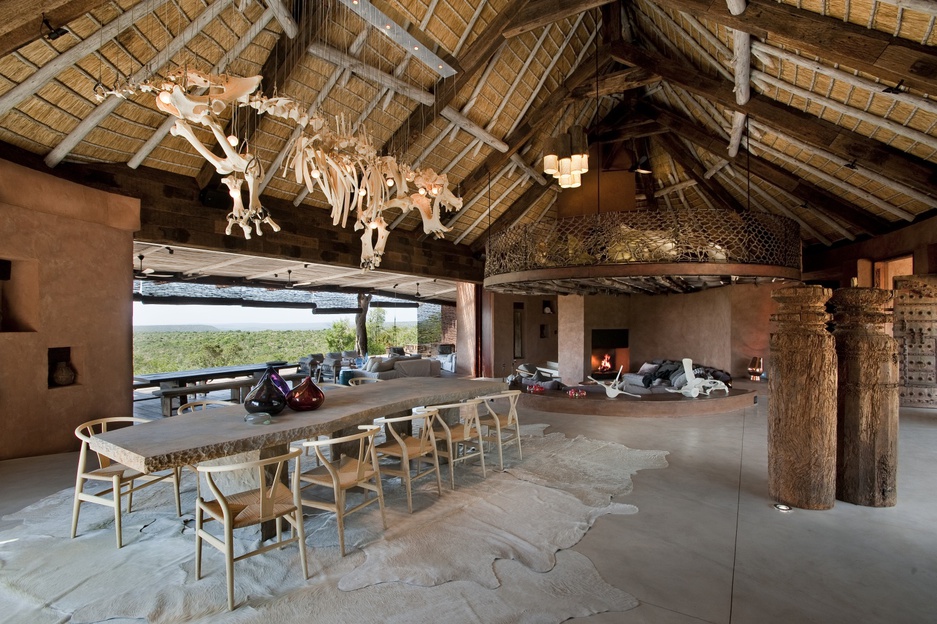 Leobo Private Reserve Observatory building lounge