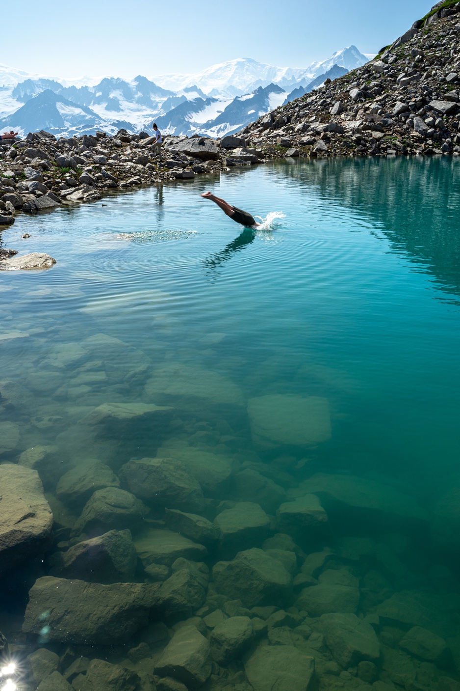 Tordrillo Mountain Lake Swim