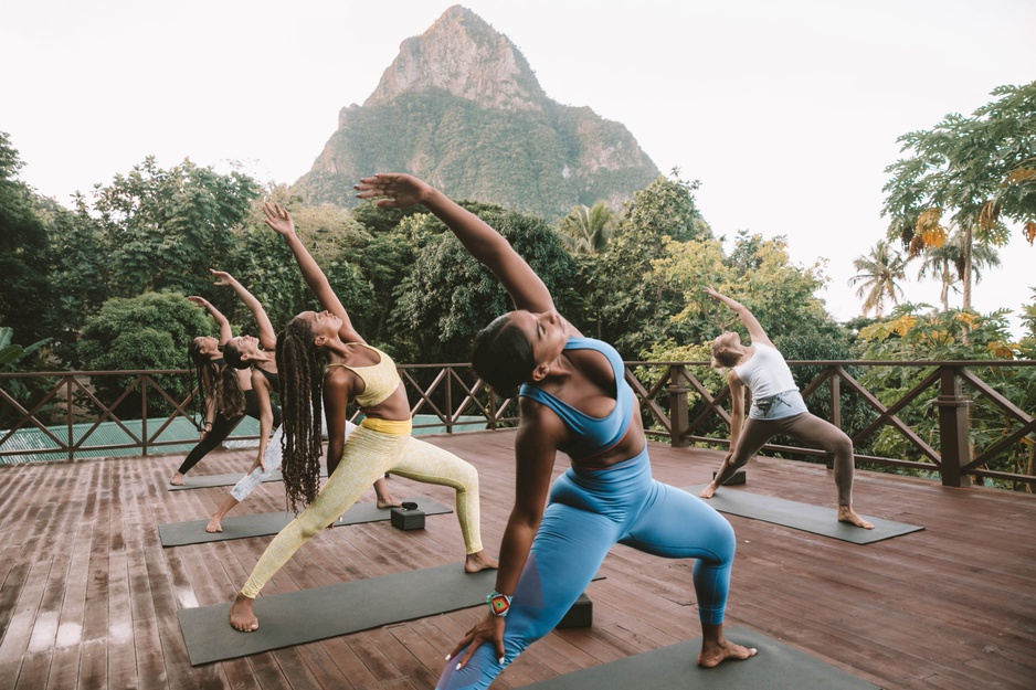 Stonefield Villa Resort Yoga Class