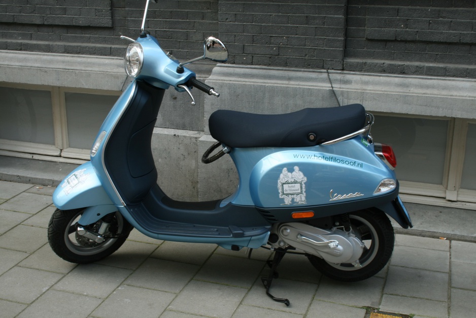 Vespa scooter for the hotel guests