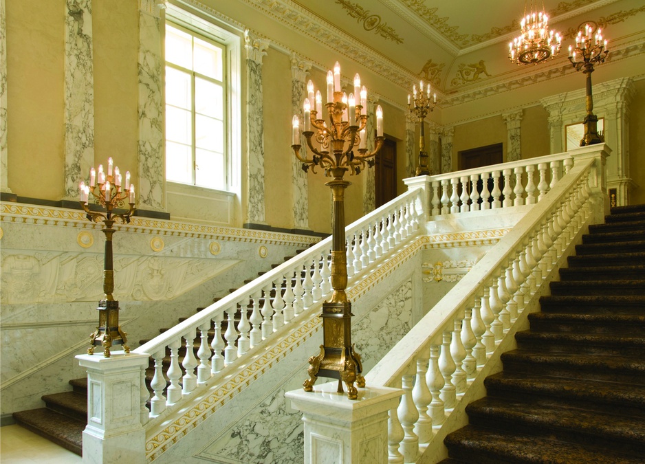 Four Seasons Hotel Lion Palace St. Petersburg hall stairs