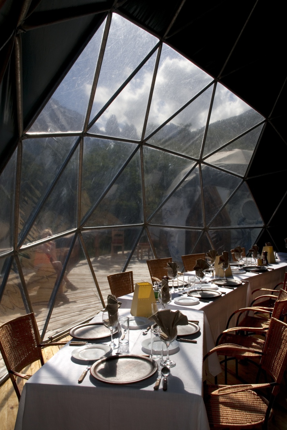 EcoCamp Patagonia restaurant