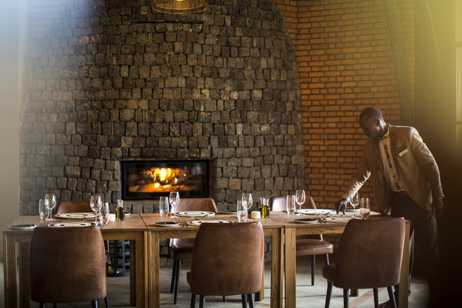 Bisate Lodge luxury dining