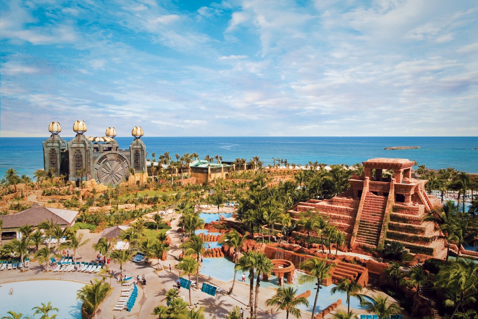 Aquaventure and Mayan Temple