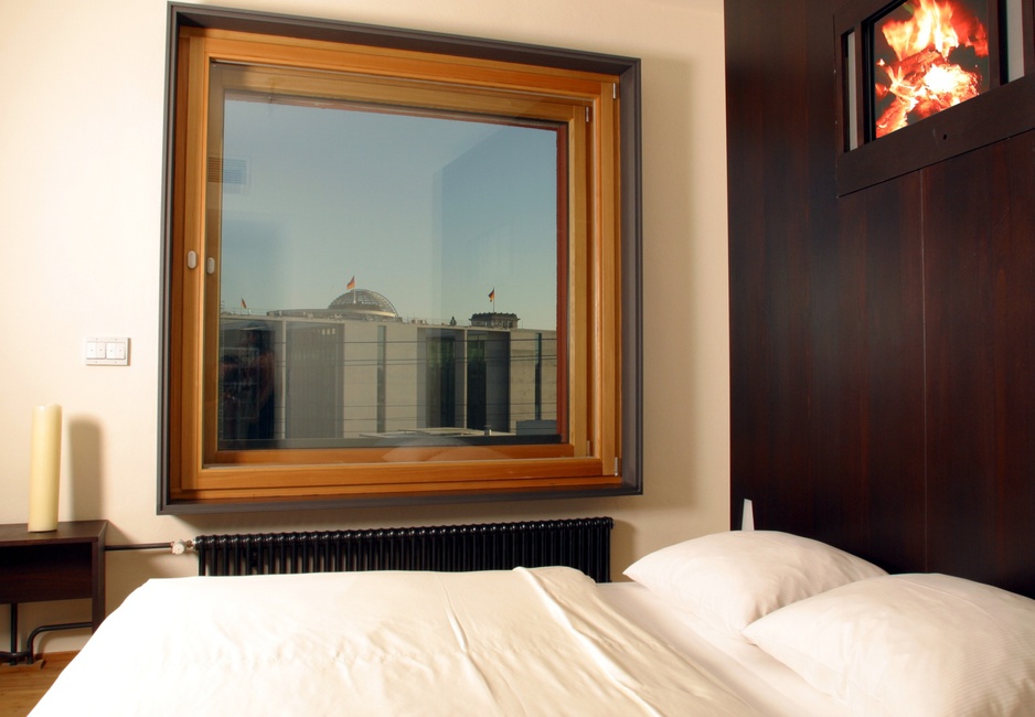 Window to the Reichstag building