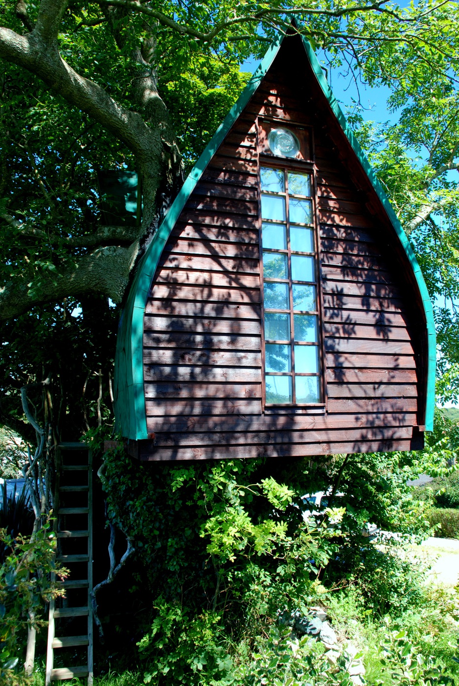 Tree Sparrow House front