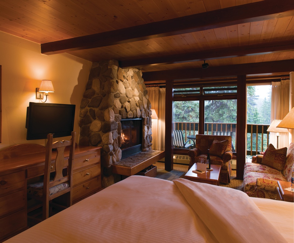 Post Hotel and Spa bedroom with balcony