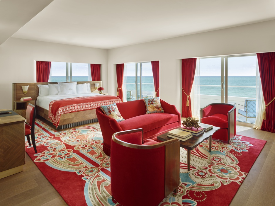 Faena Hotel Dark Red Suite