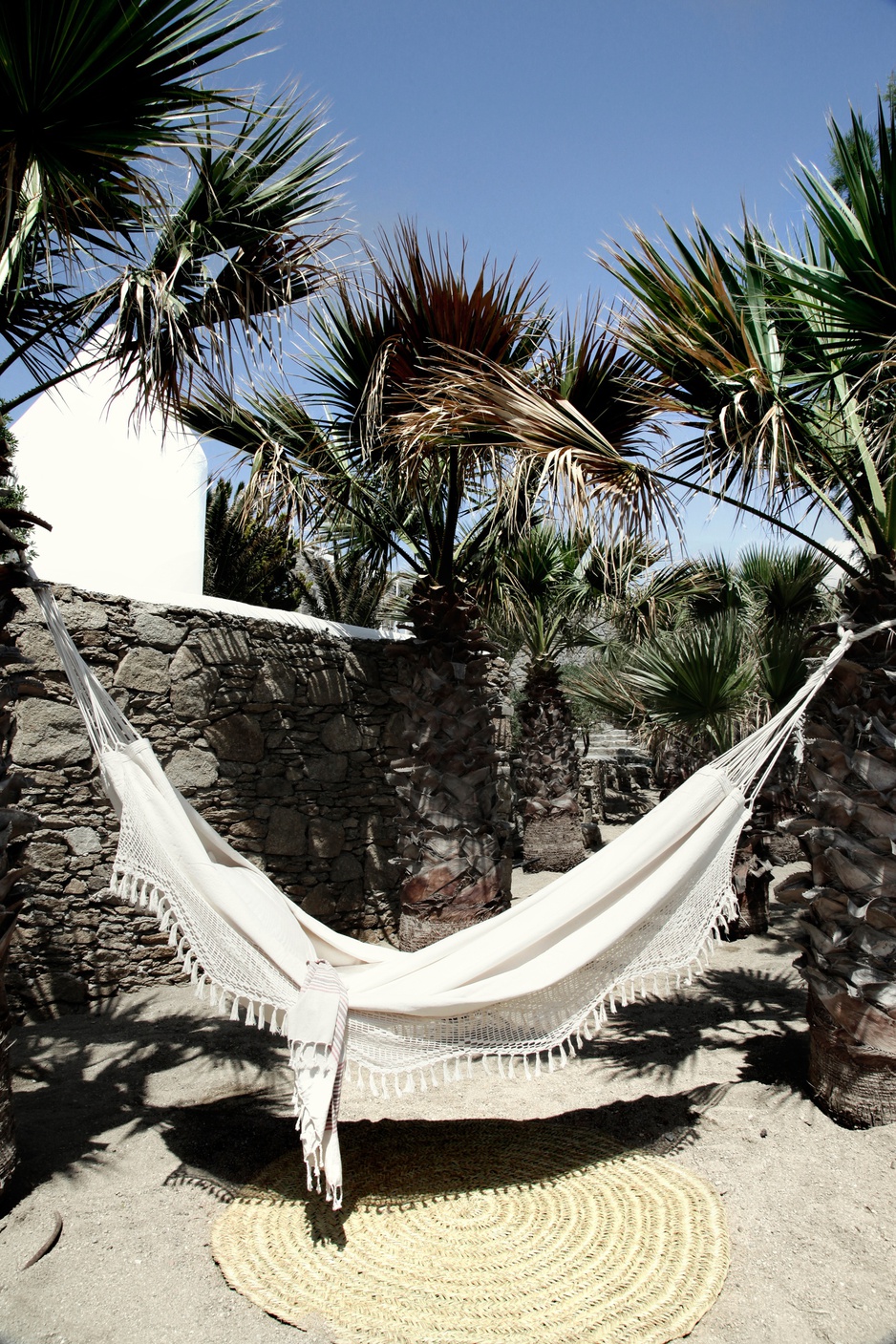 San Giorgio Mykonos hammock in the rocks