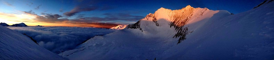 Alps wide panorama