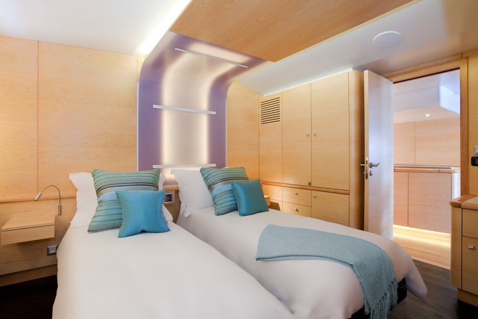 Necker Belle yacht room