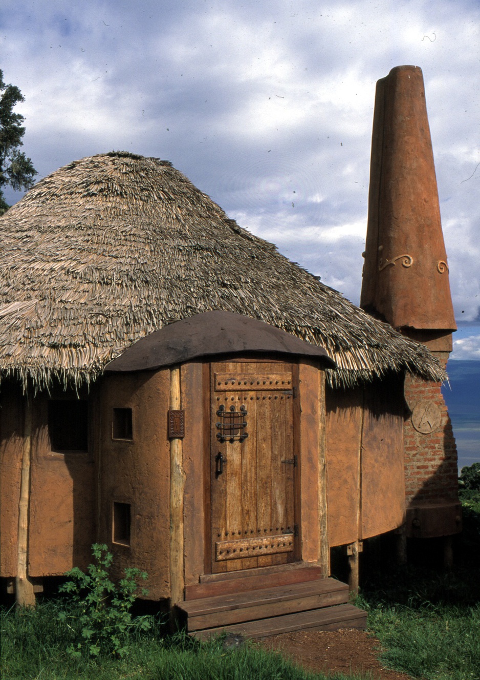 Traditional African bungalow