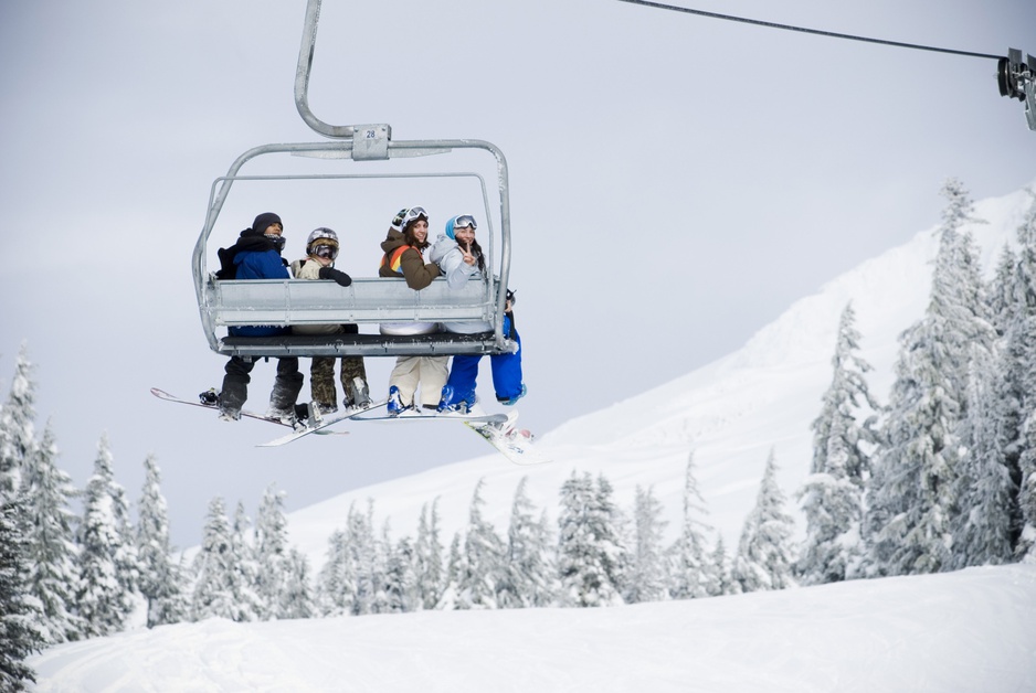 Ski lift in Timberline