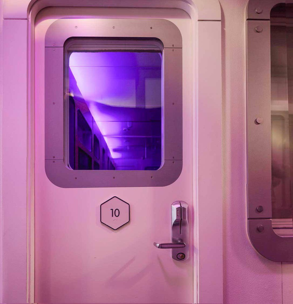 YOTELAIR Futuristic Cabin