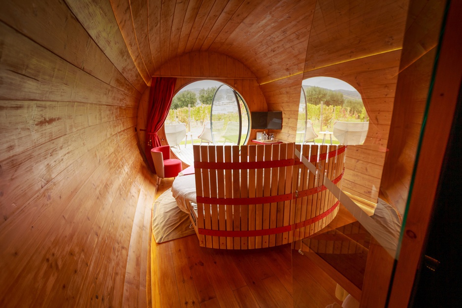 The Wine House Hotel - Wine Barrel Room